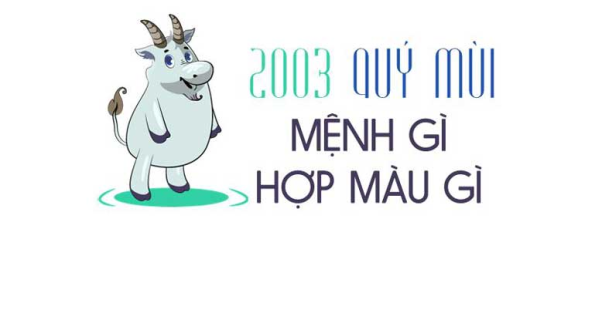 2003 tuổi gì, hợp màu gì?