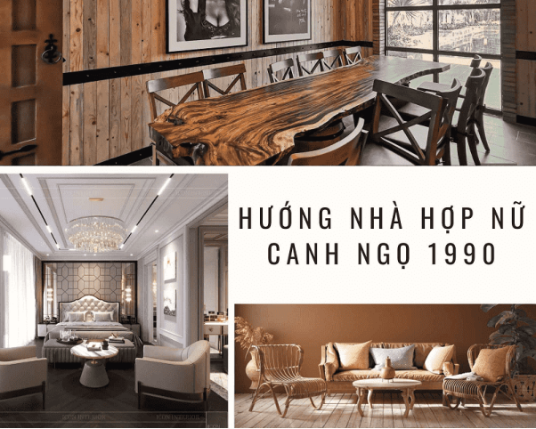 3.2  Gia chủ nữ Canh ngọ 1990 hợp hướng nào?